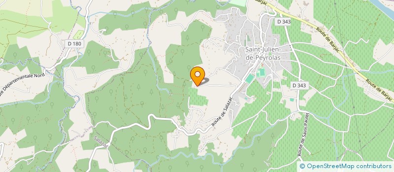 localisation de l'entreprise MONSIEUR OLIVIER GUEROULT  SAINT-JULIEN-DE-PEYROLAS