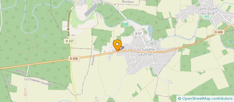 localisation de l'entreprise MONSIEUR OLIVIER GUERY  LA CHAPELLE-GAUTHIER