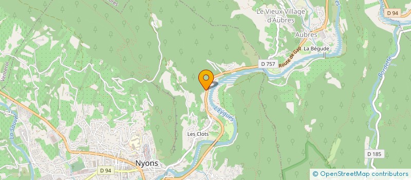 localisation de l'entreprise MONSIEUR OLIVIER GUGLIELMELLA  AUBRES