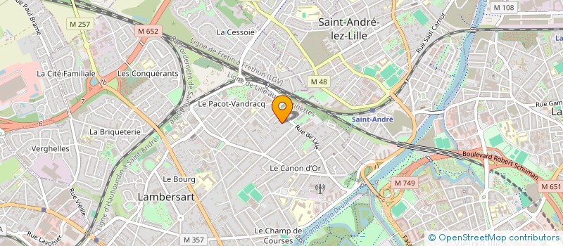 localisation de l'entreprise MONSIEUR OLIVIER GUIBAUD à LAMBERSART