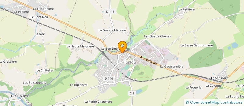 localisation de l'entreprise MONSIEUR OLIVIER GUIBERT à SEVREMOINE
