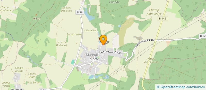 localisation de l'entreprise MONSIEUR OLIVIER GUIBERT  MAREUIL-LA-MOTTE