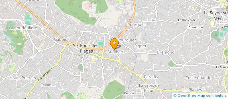 localisation de l'entreprise MONSIEUR OLIVIER GUIBOURG à SIX-FOURS-LES-PLAGES