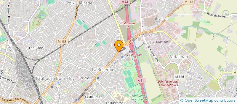 localisation de l'entreprise MONSIEUR OLIVIER GUICHARD à TOULOUSE