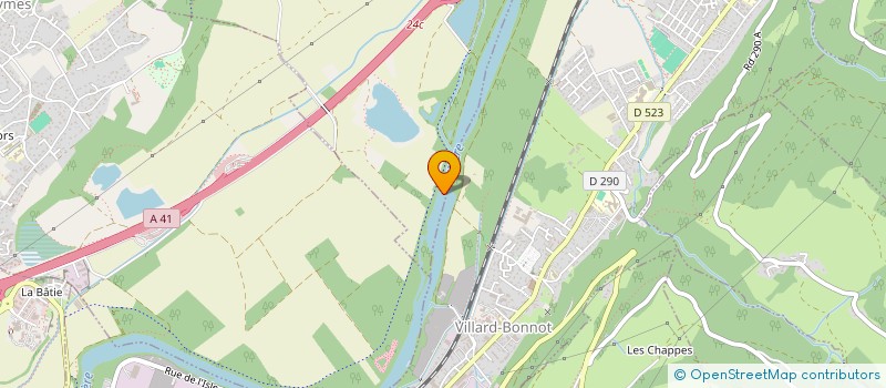 localisation de l'entreprise MONSIEUR OLIVIER GUICHARDON  VILLARD-BONNOT