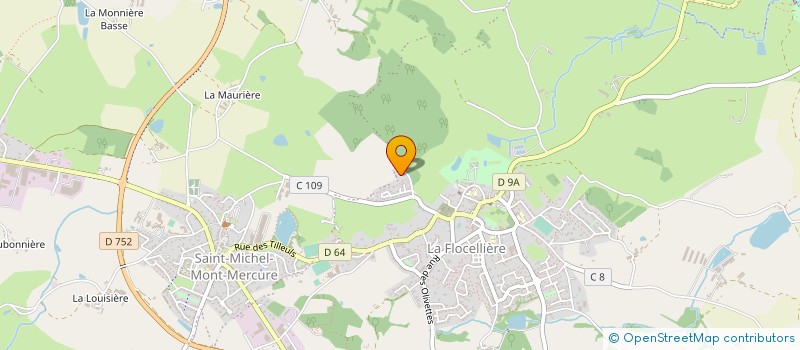 localisation de l'entreprise MONSIEUR OLIVIER GUICHETEAU  SEVREMONT