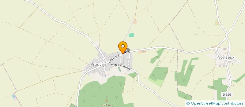 localisation de l'entreprise MONSIEUR OLIVIER GUIDE  PROUVAIS