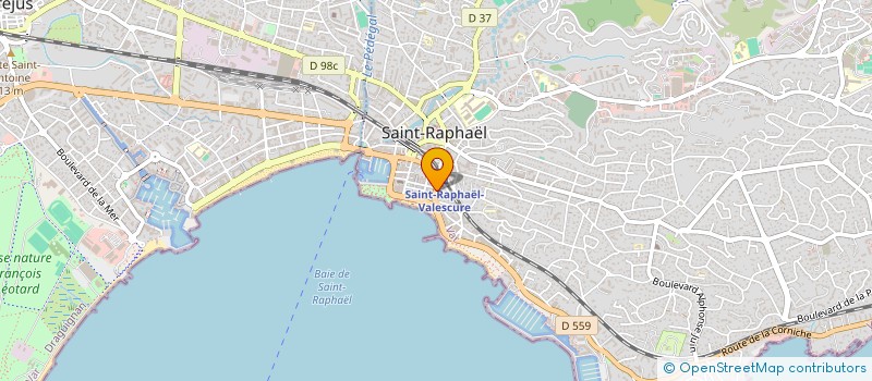 localisation de l'entreprise MONSIEUR OLIVIER GUIDEZ à SAINT-RAPHAEL