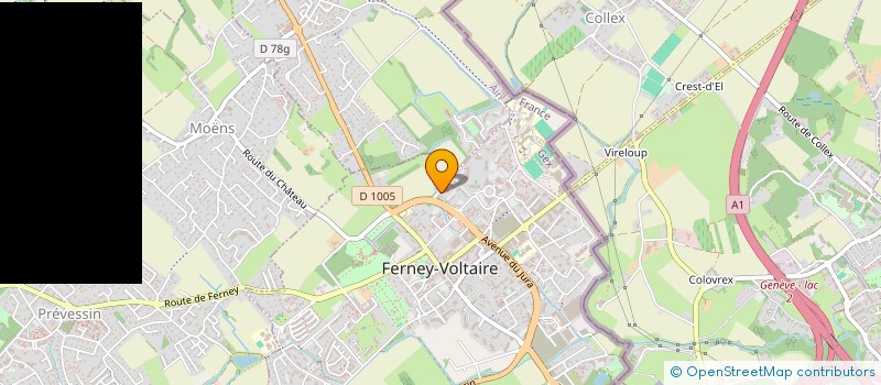 localisation de l'entreprise MONSIEUR OLIVIER GUILBAULT à FERNEY-VOLTAIRE