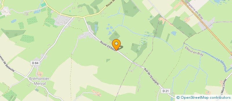 localisation de l'entreprise MONSIEUR OLIVIER GUILLE  AVESNES-EN-BRAY