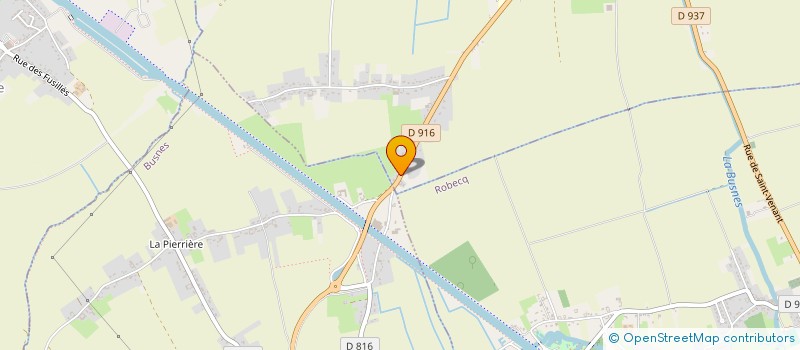 localisation de l'entreprise MONSIEUR OLIVIER GUILLEMAN  SAINT-VENANT