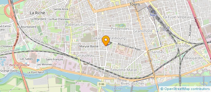 localisation de l'entreprise MONSIEUR OLIVIER GUILLEMET  COTEAUX-SUR-LOIRE