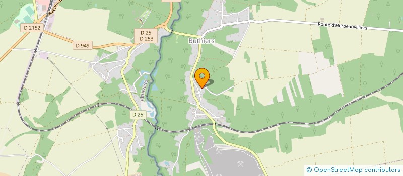 localisation de l'entreprise MONSIEUR OLIVIER GUILLEMIN  BUTHIERS