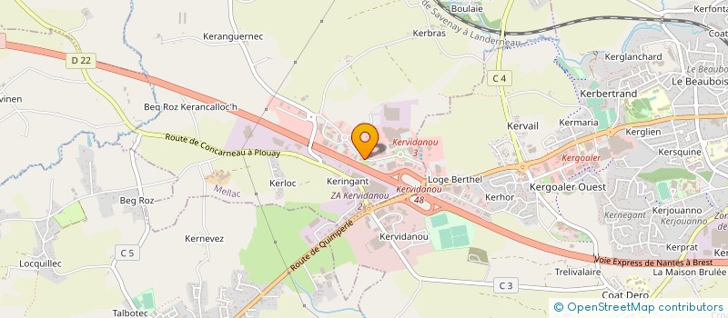 localisation de l'entreprise MONSIEUR OLIVIER GUILLEMOT  MELLAC