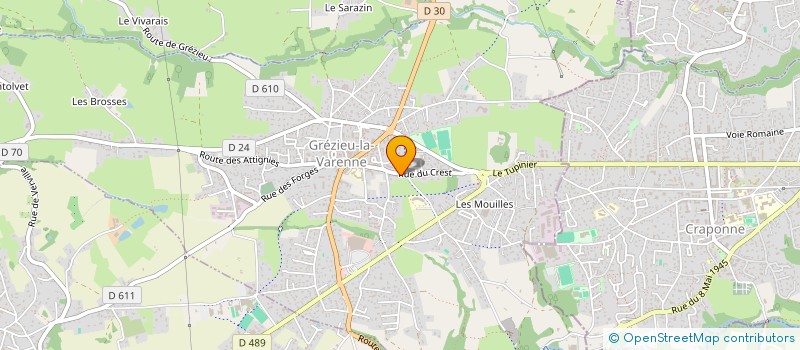 localisation de l'entreprise MONSIEUR OLIVIER GUILLEN  GREZIEU-LA-VARENNE