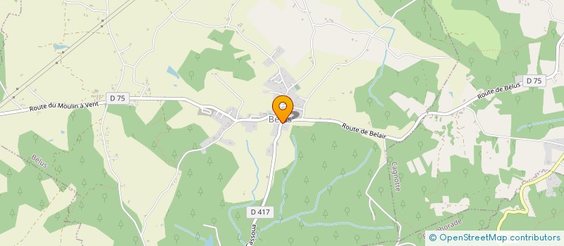 localisation de l'entreprise MONSIEUR OLIVIER GUILLEUX  BELUS