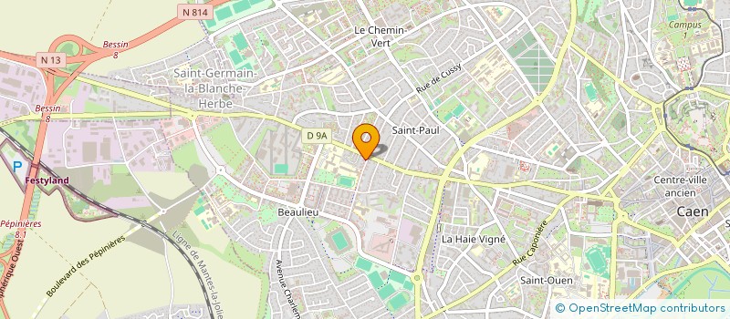 localisation de l'entreprise MONSIEUR OLIVIER GUILLO à CAEN