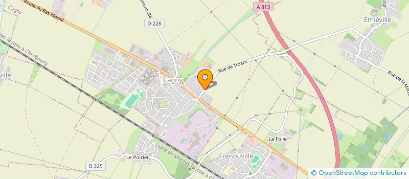 localisation de l'entreprise MONSIEUR OLIVIER GUILLOT  EMIEVILLE