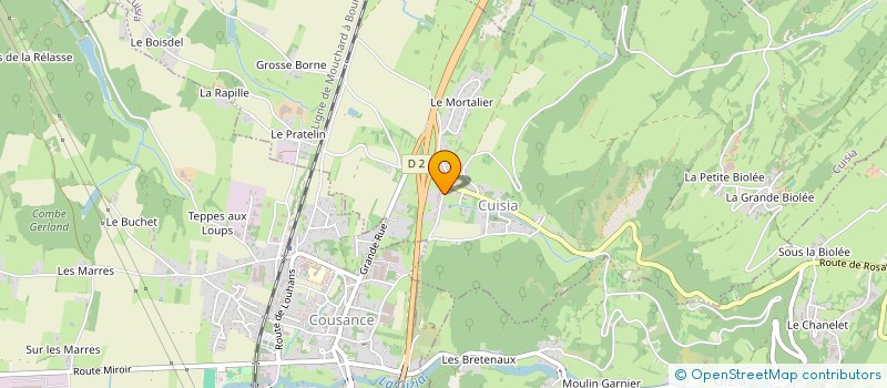 localisation de l'entreprise MONSIEUR OLIVIER GUILLOT  CUISIA