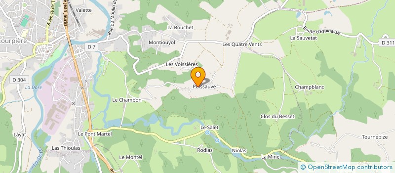 localisation de l'entreprise MONSIEUR OLIVIER GUILLOT à COURPIERE
