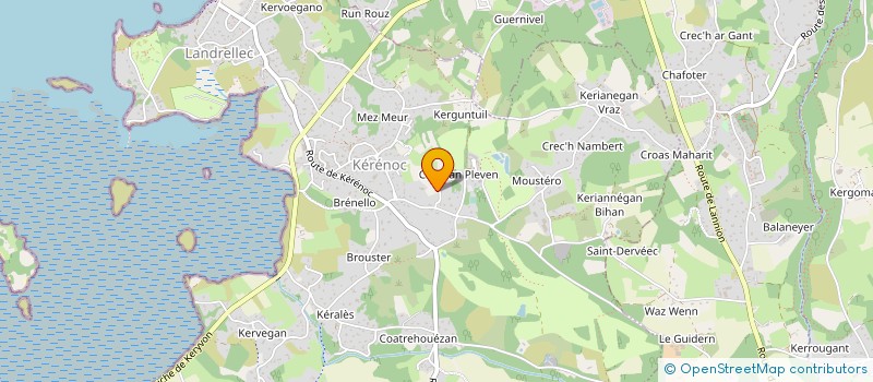 localisation de l'entreprise MONSIEUR OLIVIER GUILLOU  PLEUMEUR-BODOU