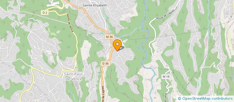 localisation de l'entreprise MONSIEUR OLIVIER GUILLOUX  VENCE