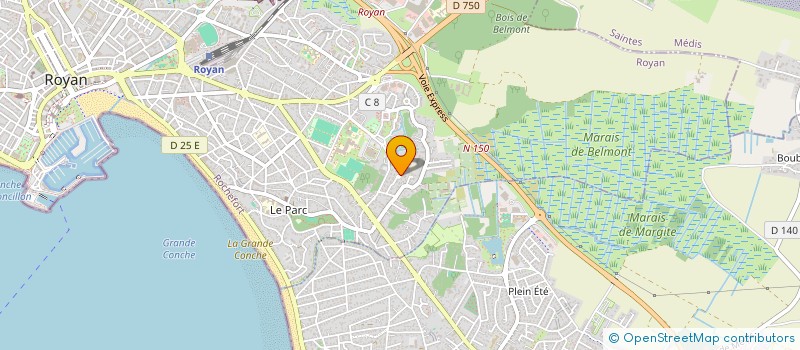 localisation de l'entreprise MONSIEUR OLIVIER GUILMIN  ROYAN