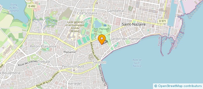 localisation de l'entreprise MONSIEUR OLIVIER GUIN à SAINT-NAZAIRE