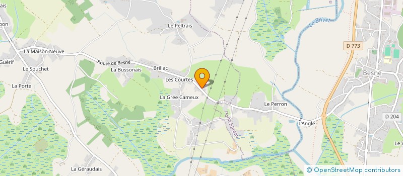 localisation de l'entreprise MONSIEUR OLIVIER GUINCHARD  CROSSAC