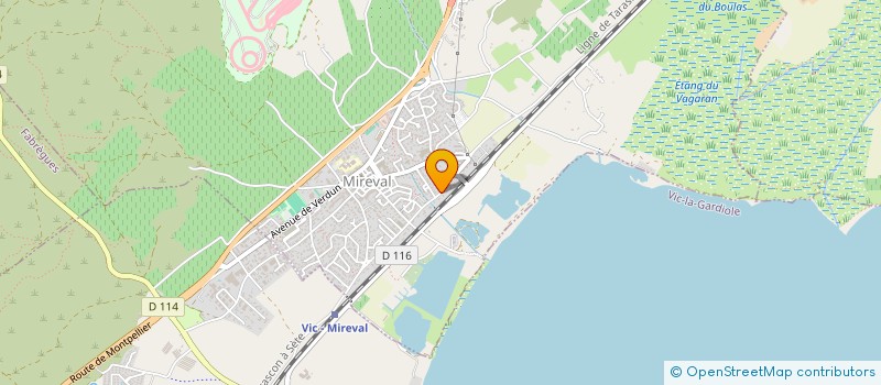 localisation de l'entreprise MONSIEUR OLIVIER GUITER  MIREVAL