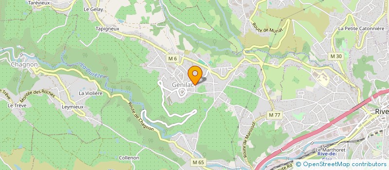 localisation de l'entreprise MONSIEUR OLIVIER GUSMAROLI  GENILAC