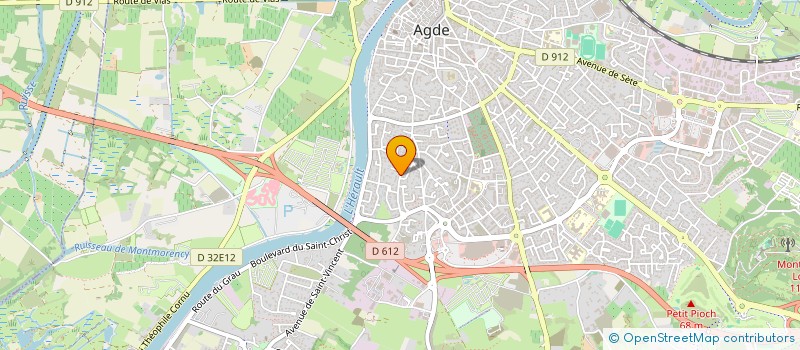 localisation de l'entreprise MONSIEUR OLIVIER GUY  AGDE