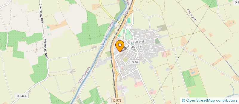 localisation de l'entreprise MONSIEUR OLIVIER GUY RICHARD LLORENTE  SAINT-LAURENT-D'AIGOUZE