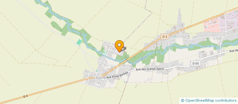 localisation de l'entreprise MONSIEUR OLIVIER GUYOT  L'EPINE