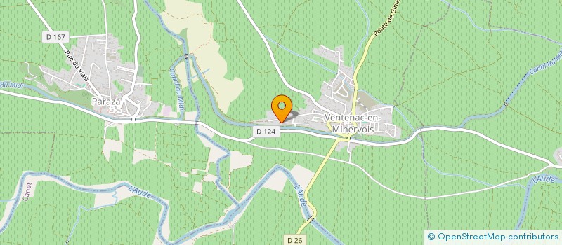 localisation de l'entreprise MONSIEUR OLIVIER GYURU  VENTENAC-EN-MINERVOIS
