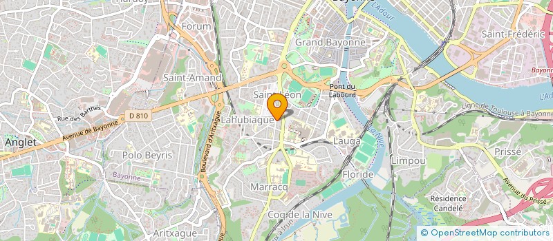 localisation de l'entreprise MONSIEUR OLIVIER HAGE à BAYONNE