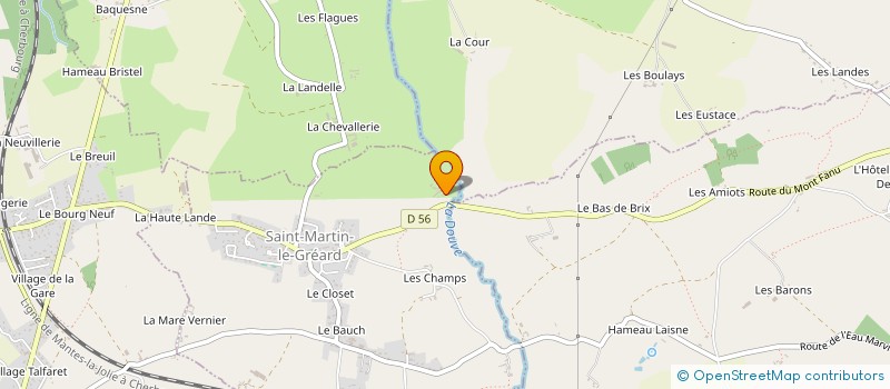 localisation de l'entreprise MONSIEUR OLIVIER HAMEL à SAINT-MARTIN-LE-GREARD