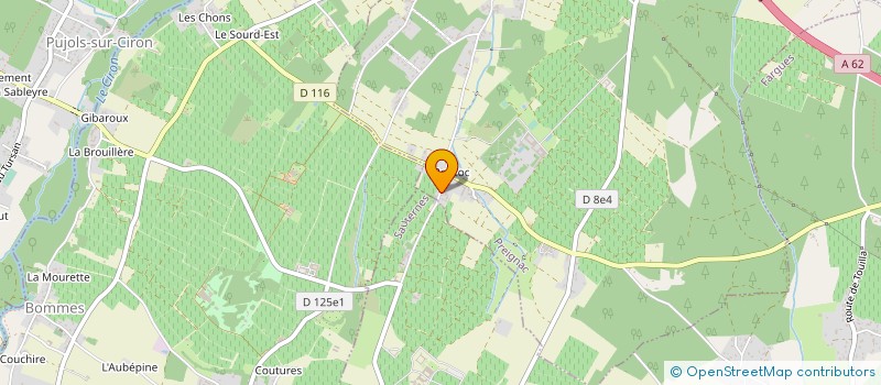 localisation de l'entreprise MONSIEUR OLIVIER HAMELIN  PREIGNAC