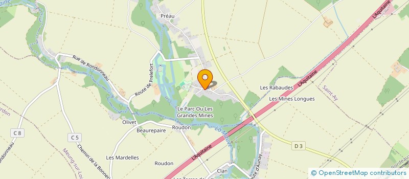 localisation de l'entreprise MONSIEUR OLIVIER HAMET à HUISSEAU-SUR-MAUVES