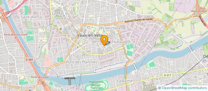 localisation de l'entreprise MONSIEUR OLIVIER HAMLA à VAULX EN VELIN