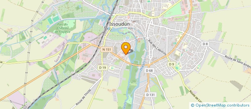 localisation de l'entreprise MONSIEUR OLIVIER HAN LI KUIN à ISSOUDUN