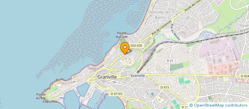 localisation de l'entreprise MONSIEUR OLIVIER HARASSE  GRANVILLE