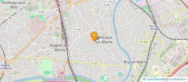 localisation de l'entreprise MONSIEUR OLIVIER HARDOUIN à LE PERREUX-SUR-MARNE