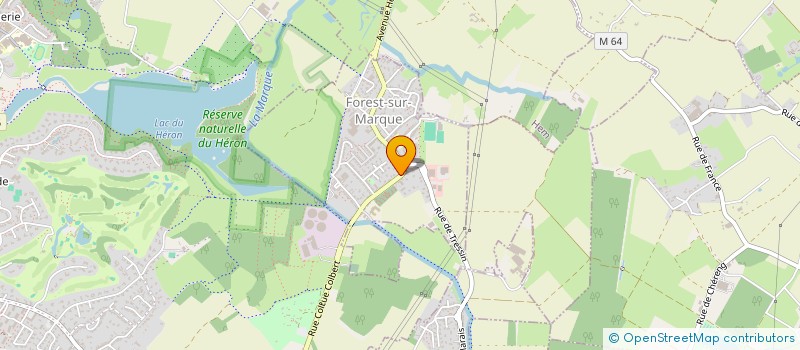 localisation de l'entreprise MONSIEUR OLIVIER HARDUIN  FOREST-SUR-MARQUE