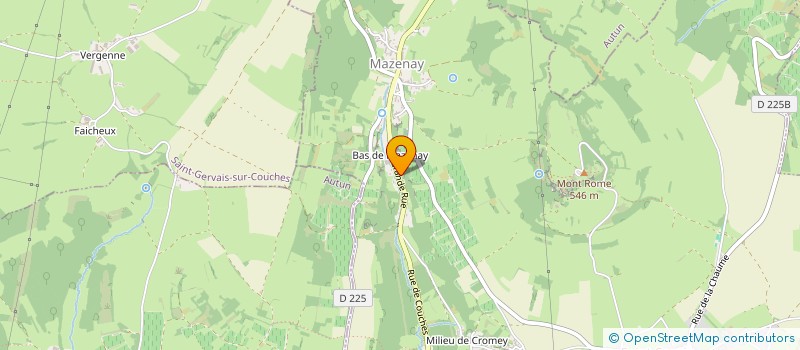 localisation de l'entreprise MONSIEUR OLIVIER HARDY  SAINT-SERNIN-DU-PLAIN