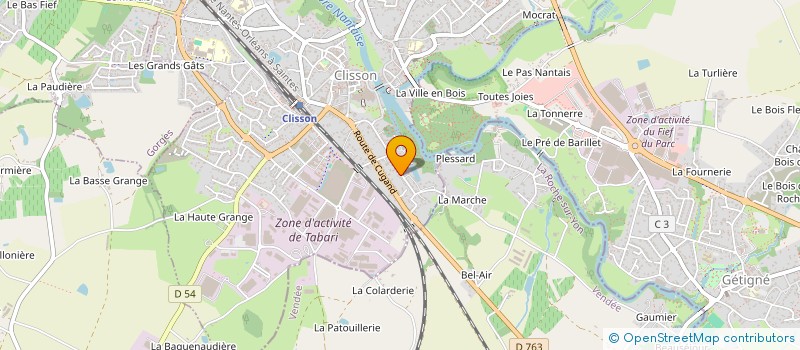 localisation de l'entreprise MONSIEUR OLIVIER HARRAU à CLISSON