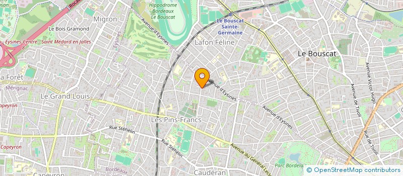 localisation de l'entreprise MONSIEUR OLIVIER HAUET  BORDEAUX