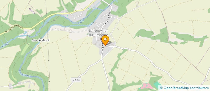 localisation de l'entreprise MONSIEUR OLIVIER HAUTEFEUILLE  LA NEUVILLE-SUR-ESSONNE