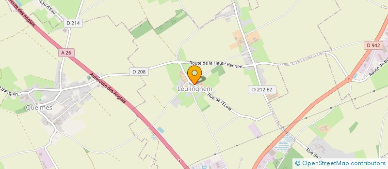 localisation de l'entreprise MONSIEUR OLIVIER HECQUET  LEULINGHEM