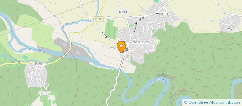 localisation de l'entreprise MONSIEUR OLIVIER HELD  SAINTE-ANASTASIE